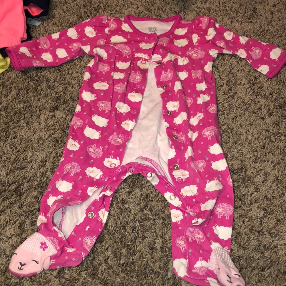 💓💓 Pink / sheep carters pajamas
